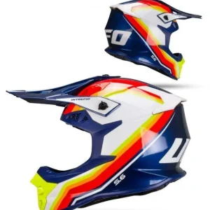 UFO 2026/01 KASK INTREPID CROSS KOLOR ŻÓŁTY/NIEBIESKI FLUO ROZMIAR XS ( ECE 22R06 ) - KOLEKCJA 2026 Bezpieczna płatność